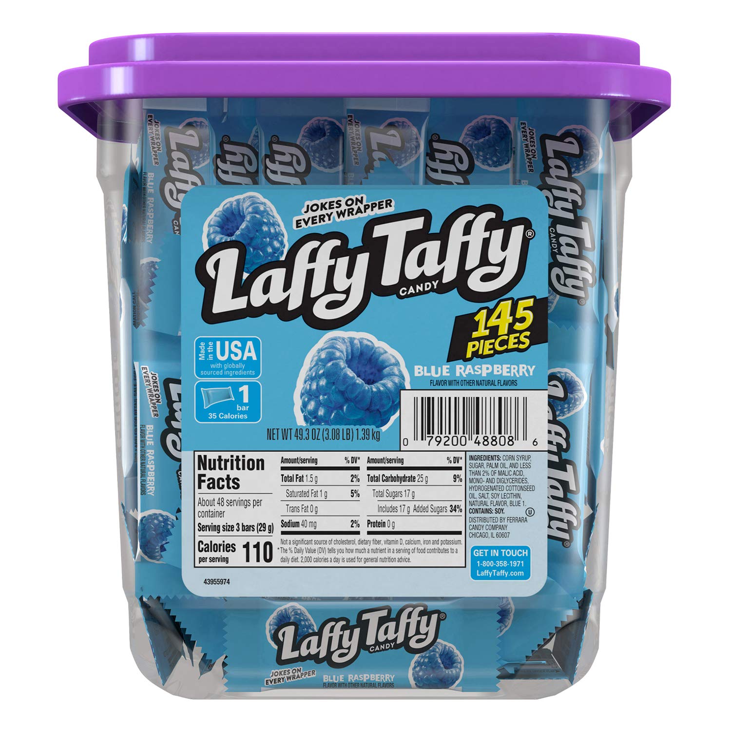 Laffy Taffy Blue Raspberry Candy
